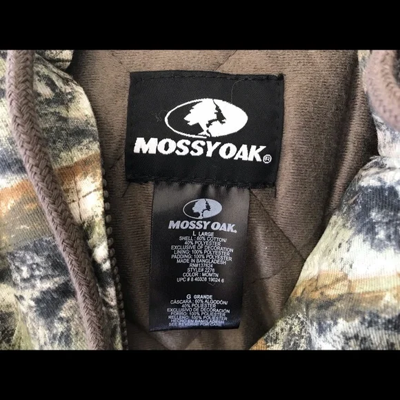 Mossy Oak Mountain Country Insulated Bomber Jacket Men’s NWT M, L, XL, 2XL - Picture 10 of 12